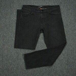 Bluffworks Jeans Mens‎ 37x32 Black Departure 2.0 Slim Fit 5 Pocket